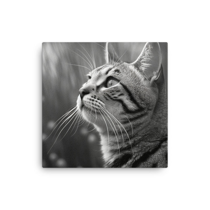 Egyptian Mau Cat Canvas - PosterfyAI.com