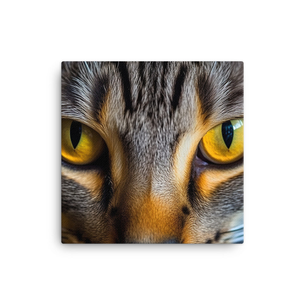 Egyptian Mau Cat Canvas - PosterfyAI.com