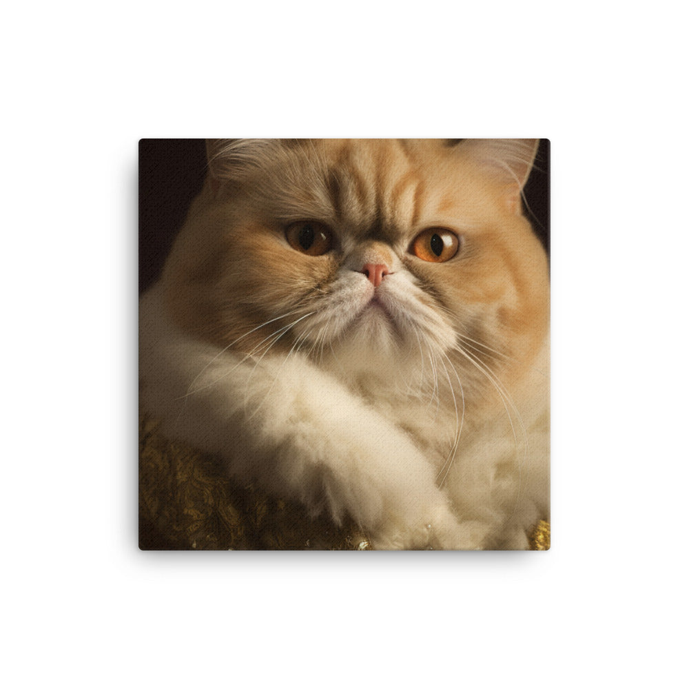 Exotic Shorthair Canvas - PosterfyAI.com