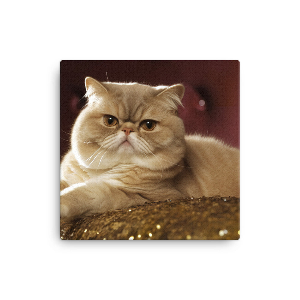 Elegance of Exotic Shorthair Adults Canvas - PosterfyAI.com