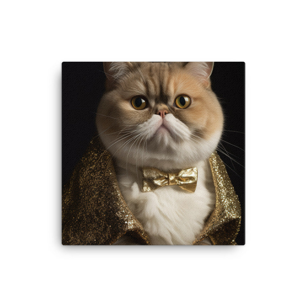 Exotic Shorthair Canvas - PosterfyAI.com