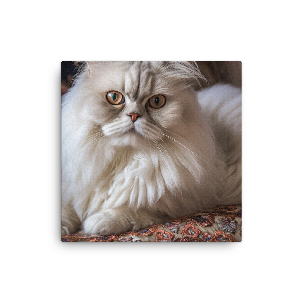 Glamorous Persian Portrait Canvas - PosterfyAI.com