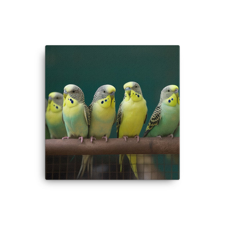 Budgerigar Canvas - PosterfyAI.com