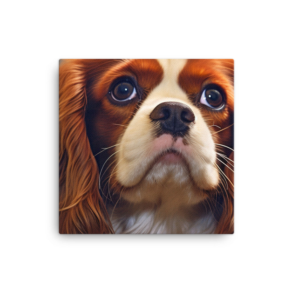 Cavalier King Charles Spaniel Canvas - PosterfyAI.com