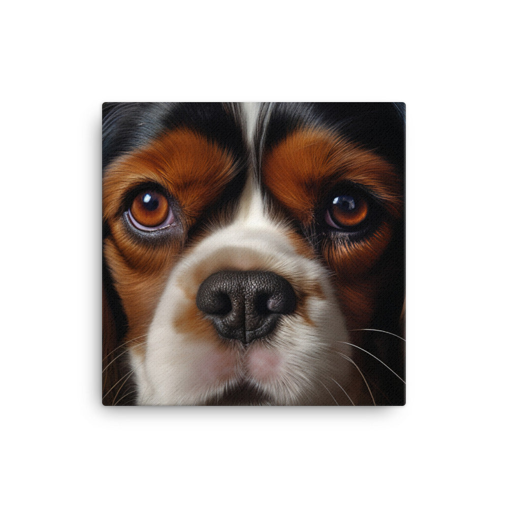 Cavalier King Charles Spaniel Canvas - PosterfyAI.com