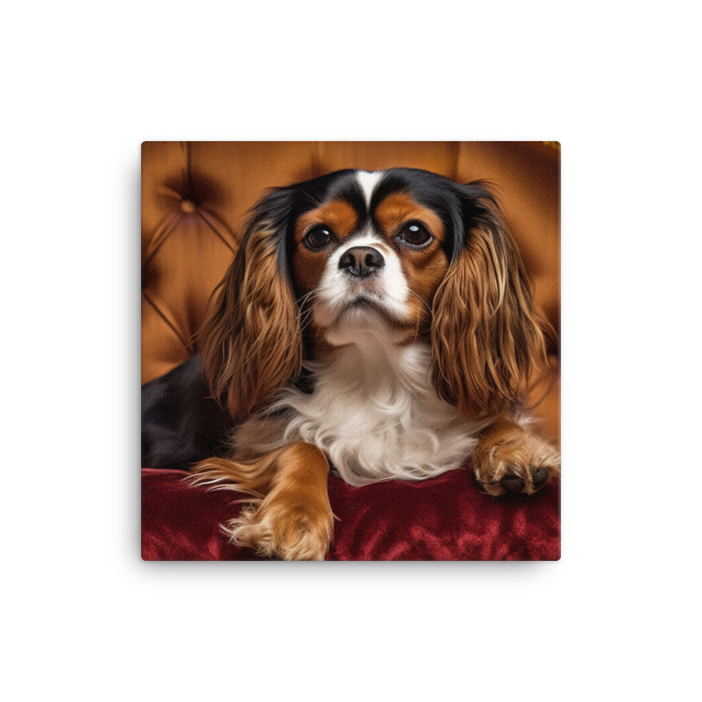 Cavalier King Charles Spaniel Canvas - PosterfyAI.com