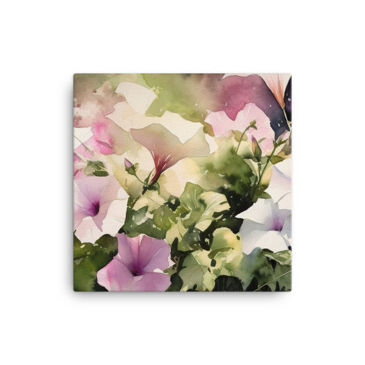 Whispering Petunias canvas - Posterfy.AI