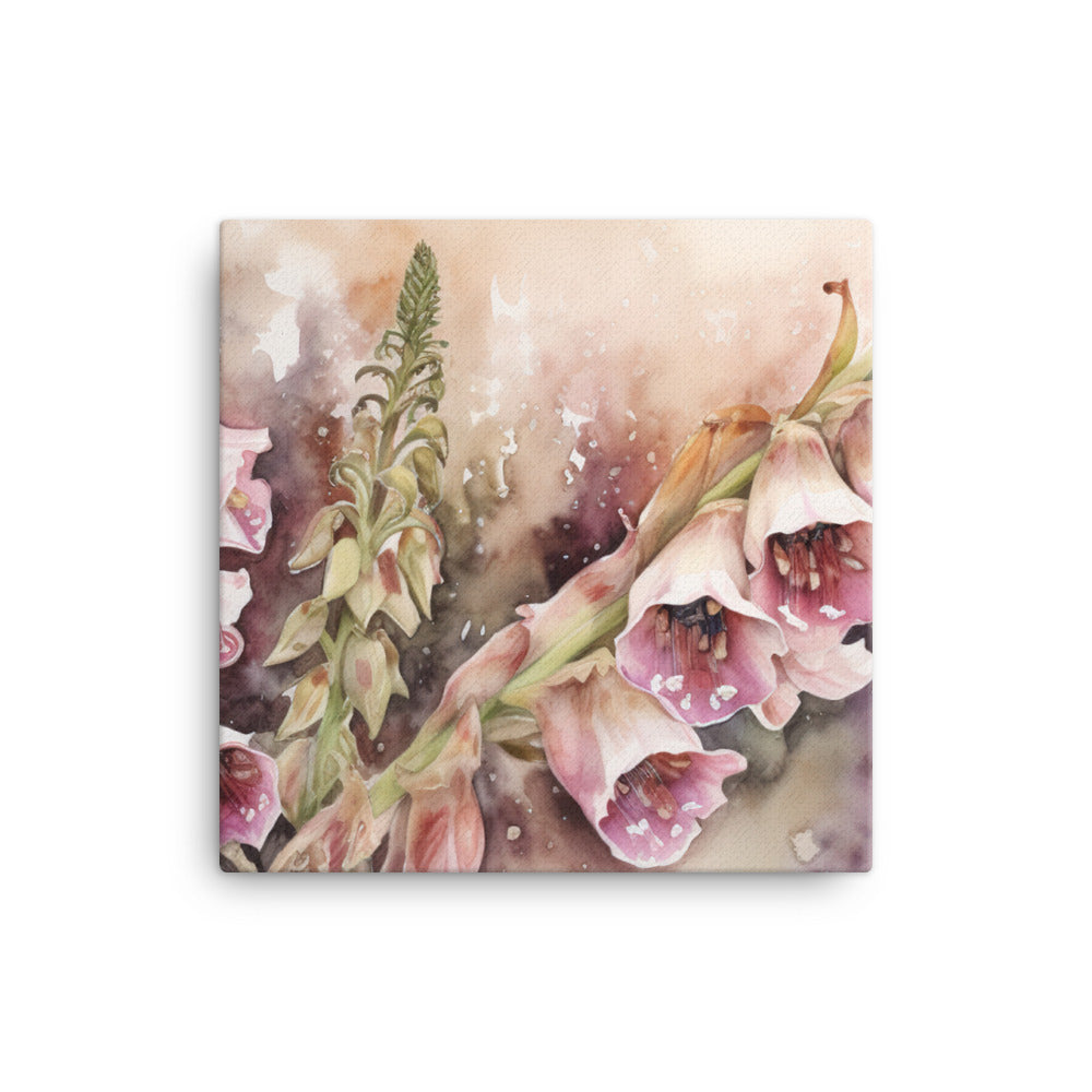 Whispering Foxgloves canvas - Posterfy.AI