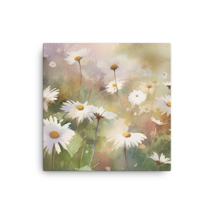 Daisies in Dreamy Pastels canvas - Posterfy.AI