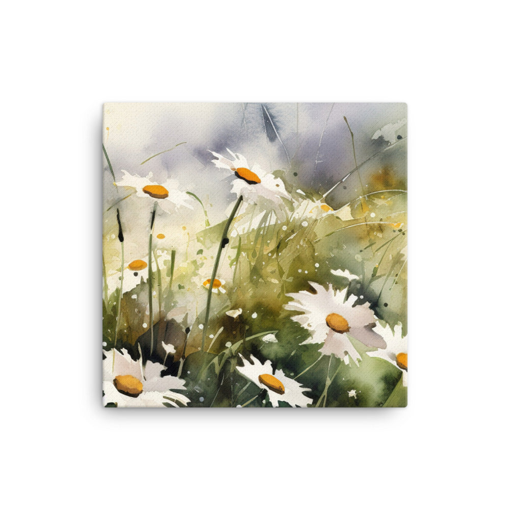 A Field of Daisies canvas - Posterfy.AI