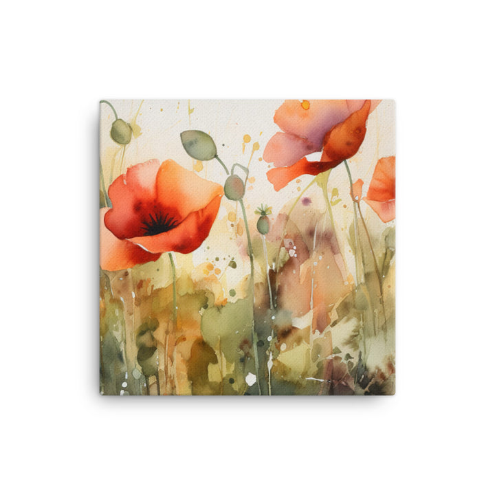 Symbolism of Poppies canvas - Posterfy.AI