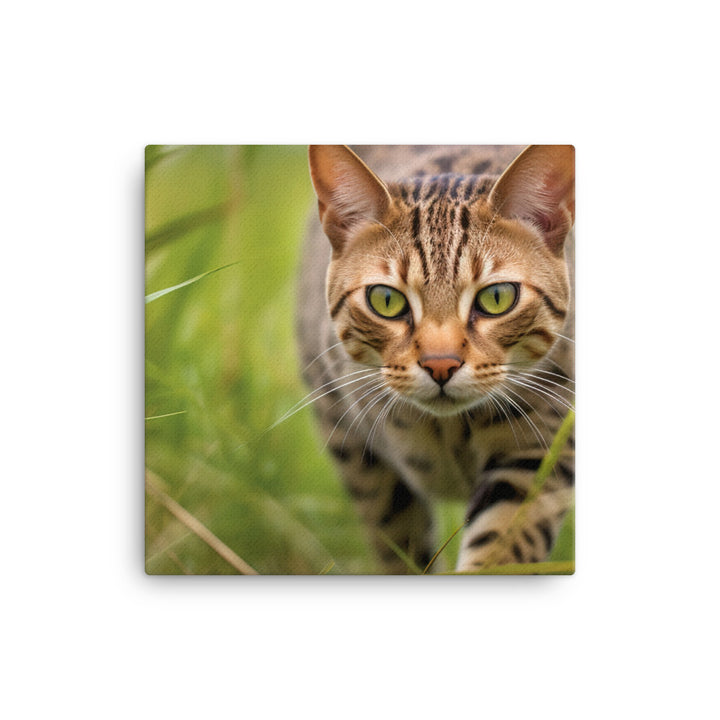 Ocicat on the Prowl canvas - Posterfy.AI