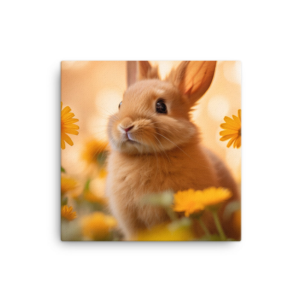 Irresistible Cinnamon Cuteness Canvas - PosterfyAI.com