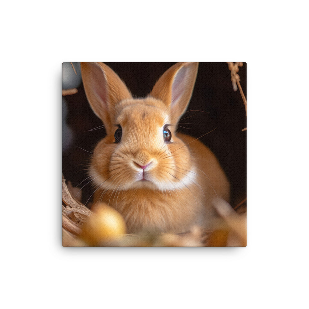 Charming Cinnamon Companion Canvas - PosterfyAI.com
