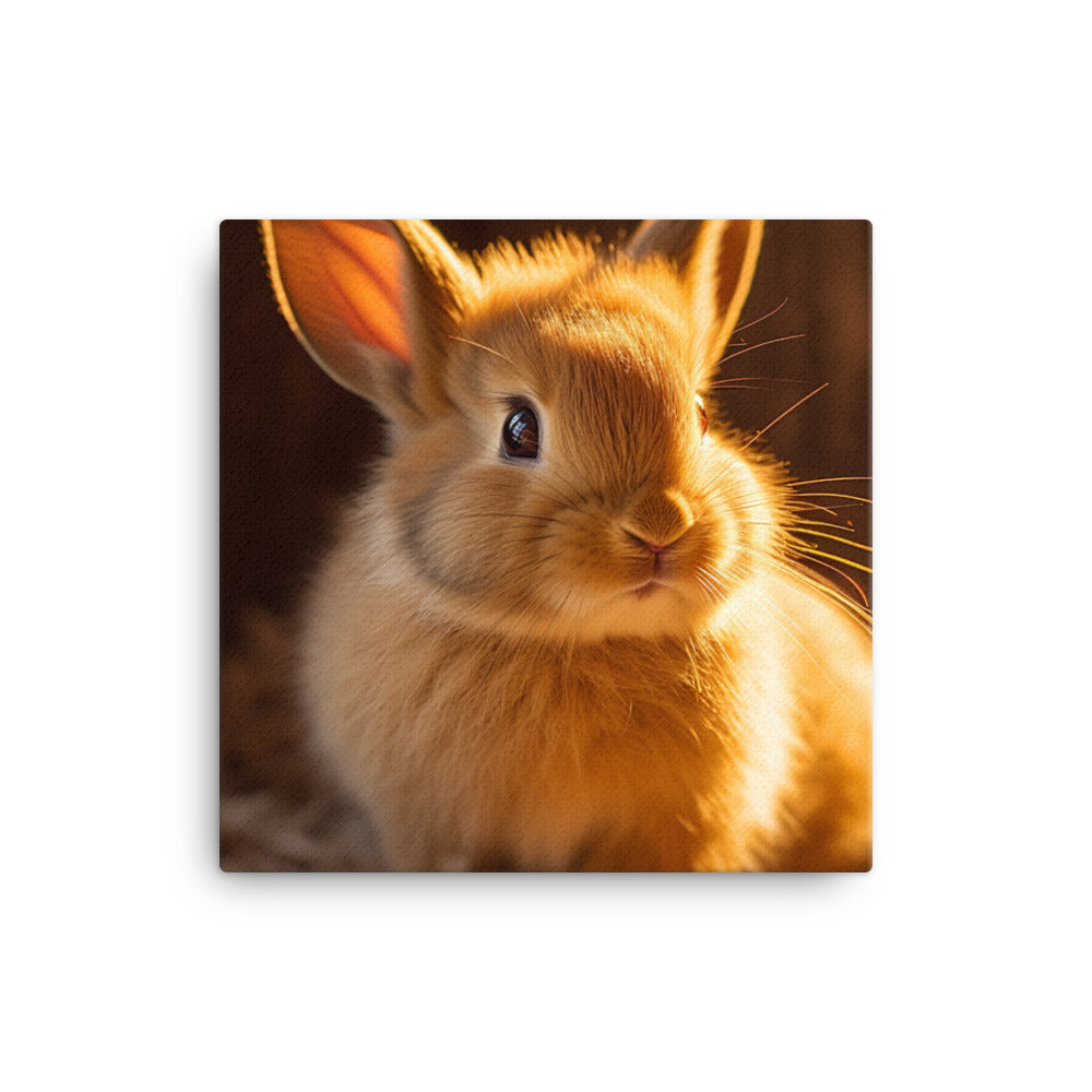 Adorable Cinnamon Fluffball Canvas - PosterfyAI.com
