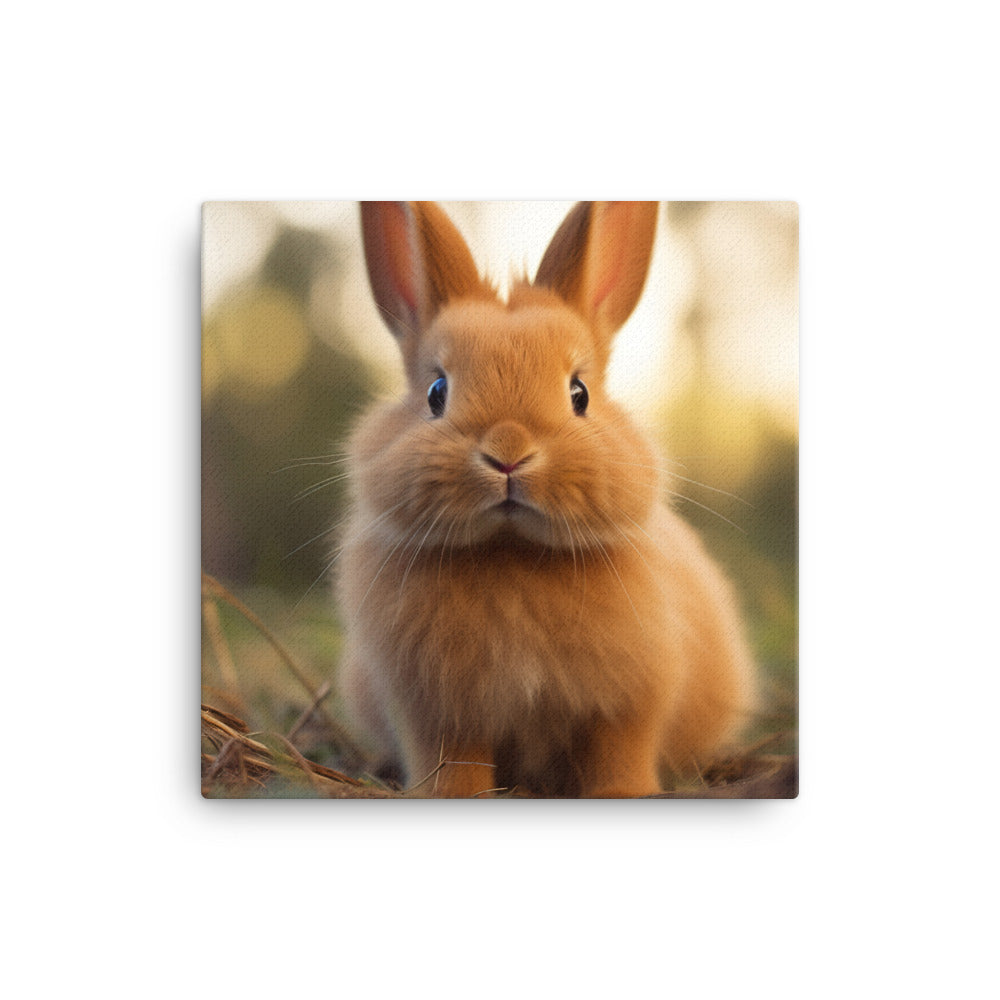 Adorable Cinnamon Fluffball Canvas - PosterfyAI.com