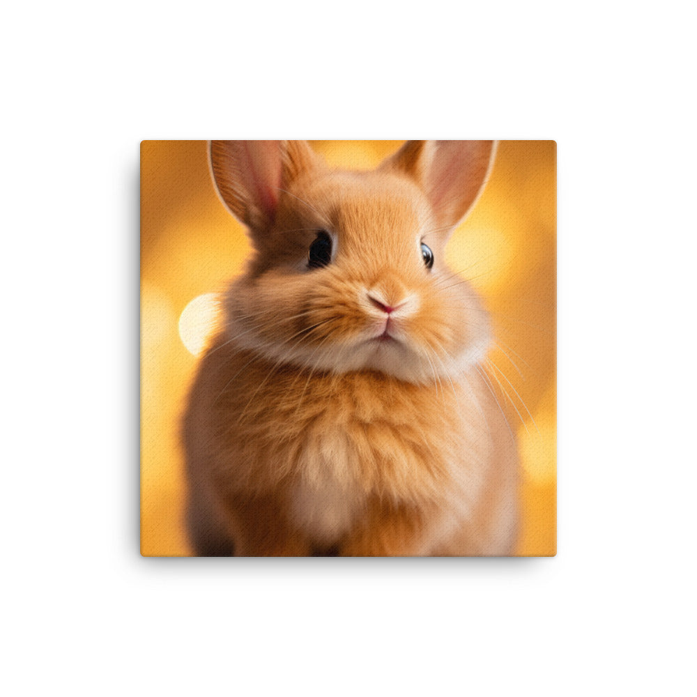 Adorable Cinnamon Fluffball Canvas - PosterfyAI.com