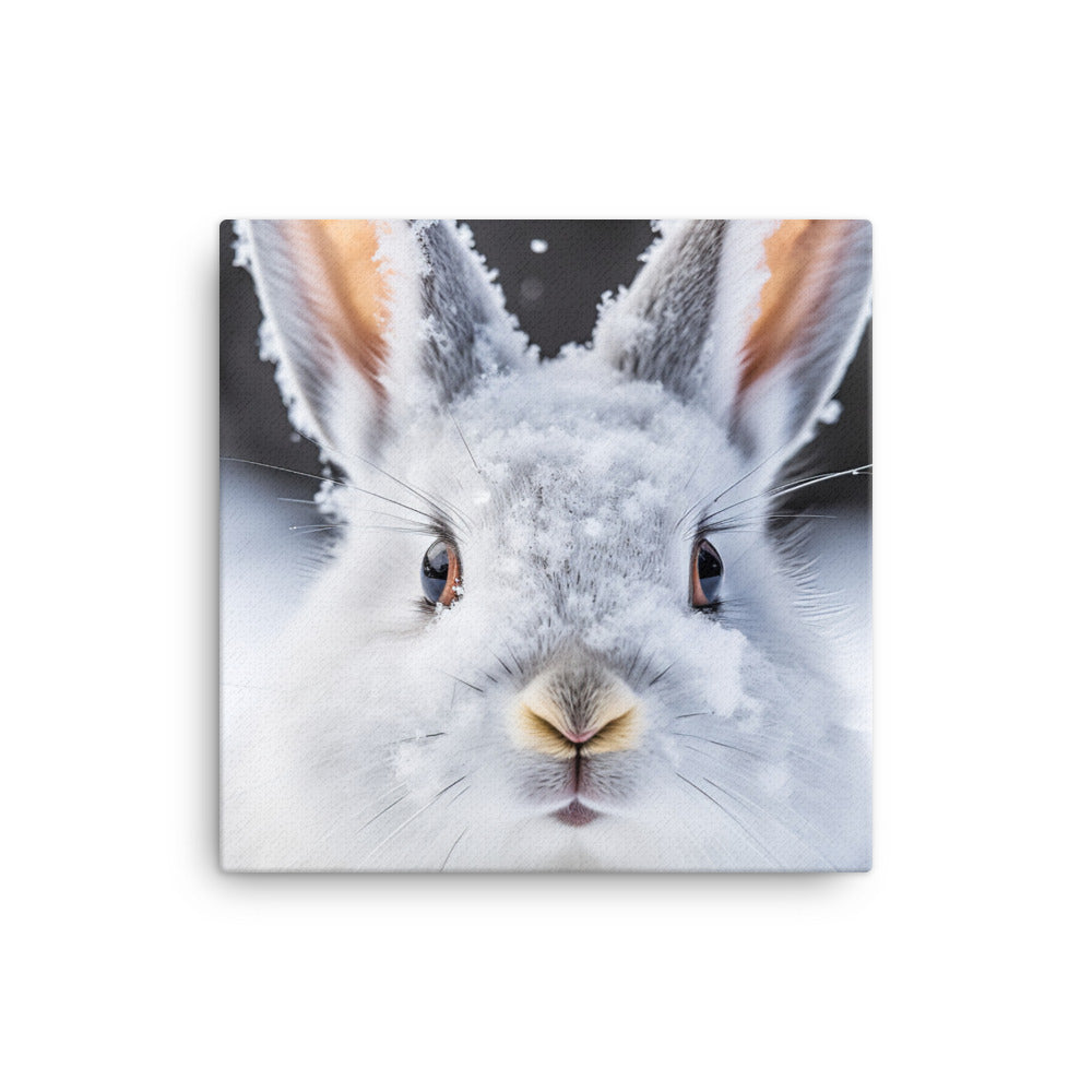 Florida White Bunny Canvas - PosterfyAI.com