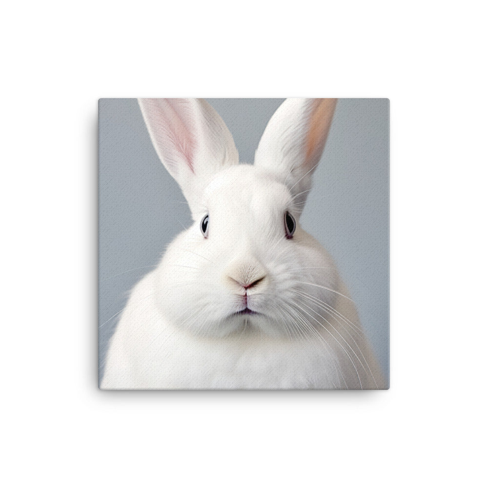 Florida White Bunny Canvas - PosterfyAI.com