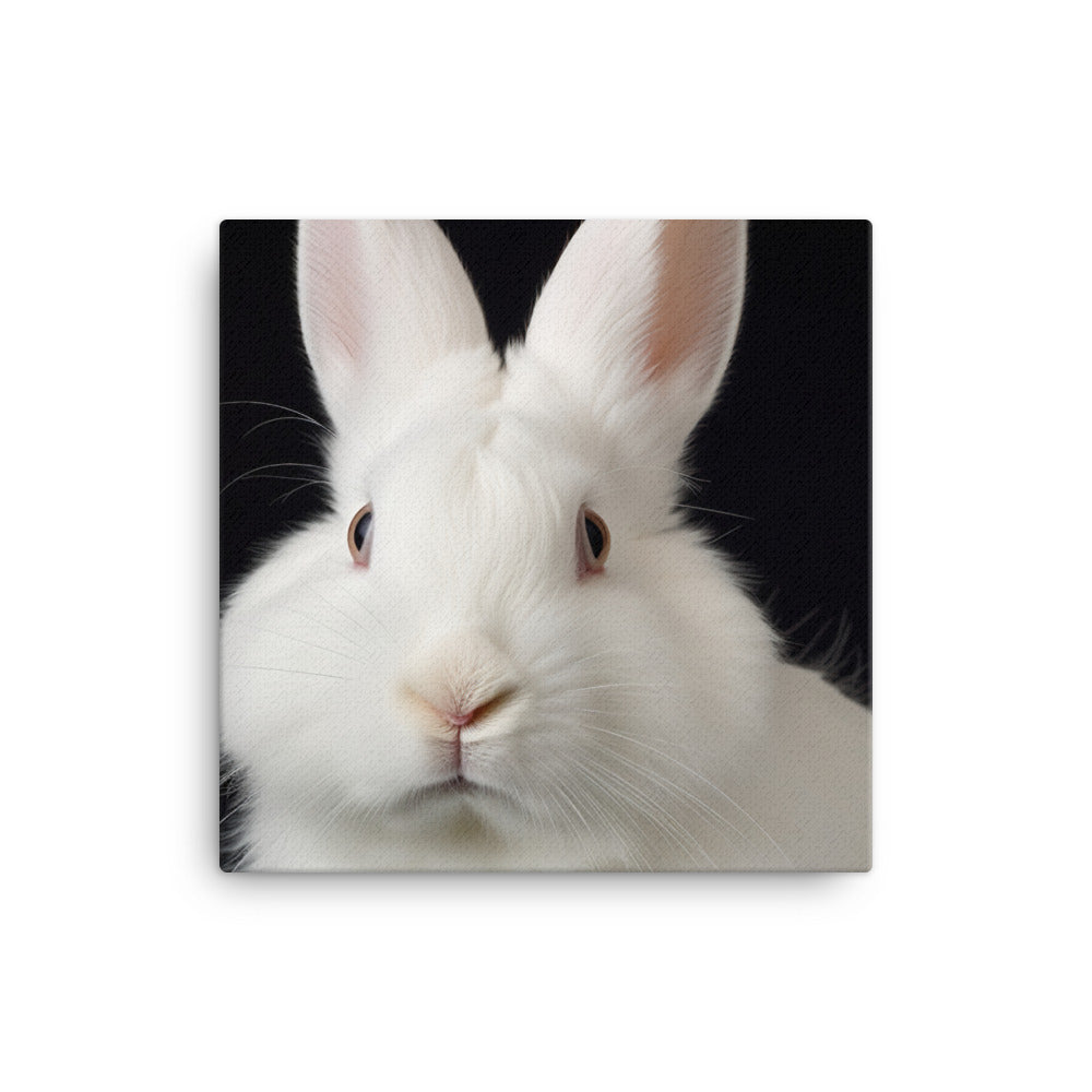 Florida White Bunny Canvas - PosterfyAI.com