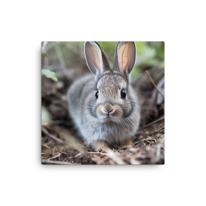 Adorable Rhinelander Bunny Canvas - PosterfyAI.com