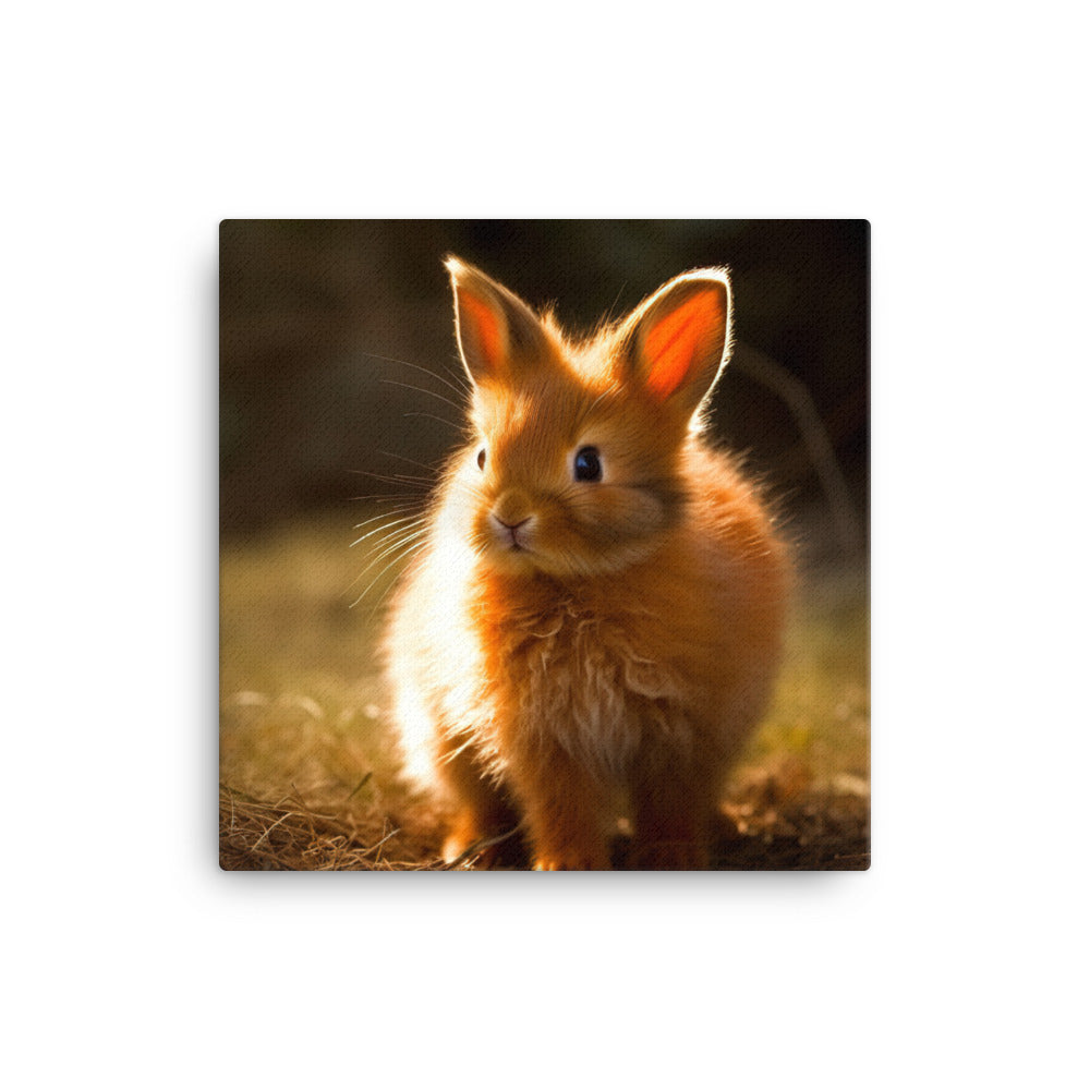 Adorable Thrianta Bunny Canvas - PosterfyAI.com