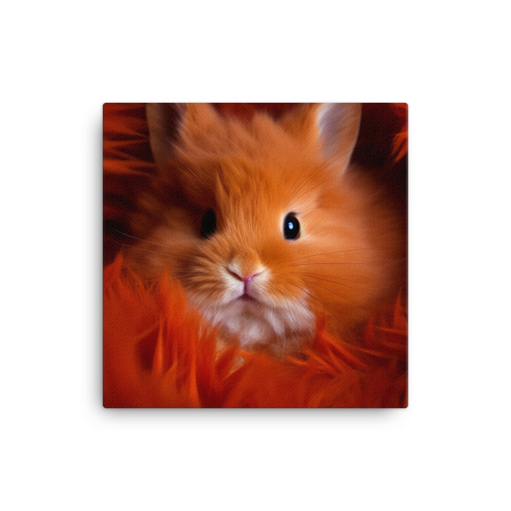 Adorable Thrianta Bunny Canvas - PosterfyAI.com