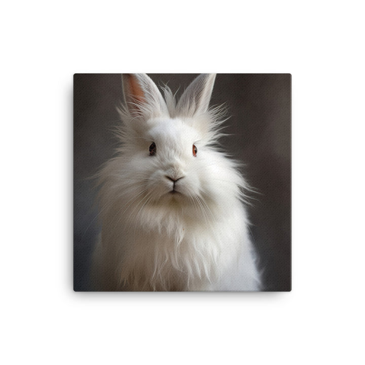 Adorable Dwarf Hotot Bunny Canvas - PosterfyAI.com
