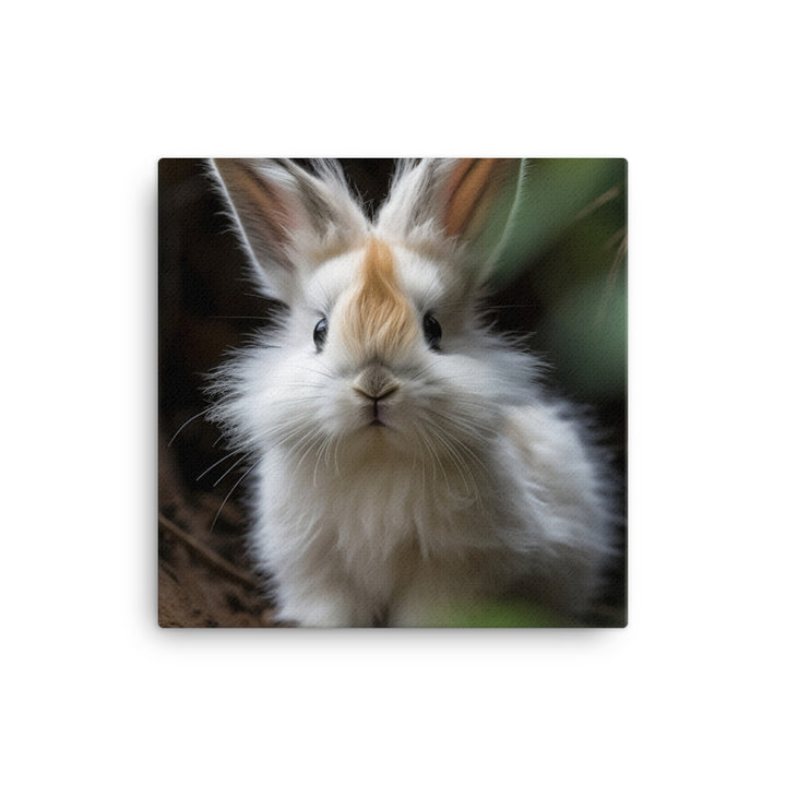 Lionhead Bunny Canvas - PosterfyAI.com
