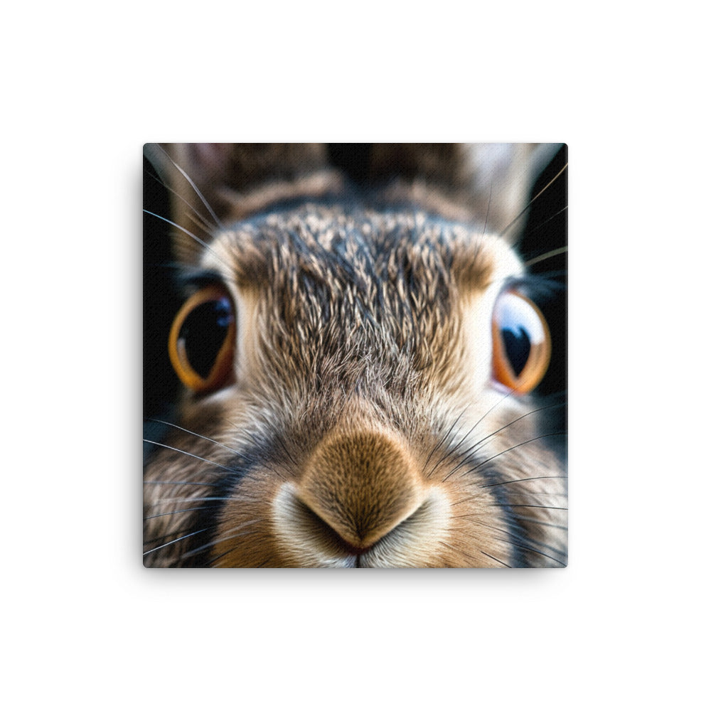 Charming Flemish Giant Bunny Canvas - PosterfyAI.com