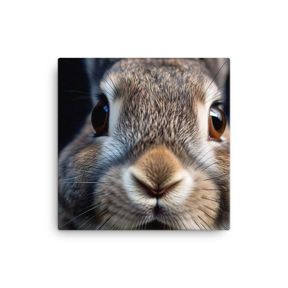 Charming Californian Bunny Canvas - PosterfyAI.com