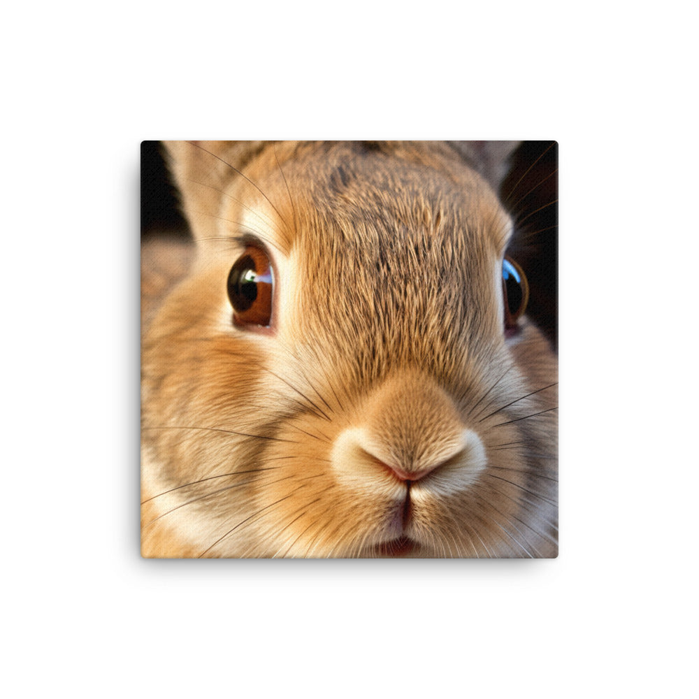 Charming Californian Bunny Canvas - PosterfyAI.com