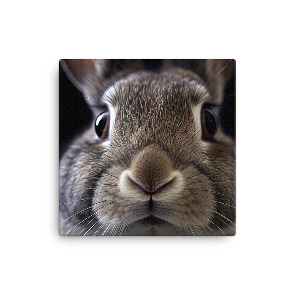 Charming Britannia Petite Bunny Canvas - PosterfyAI.com