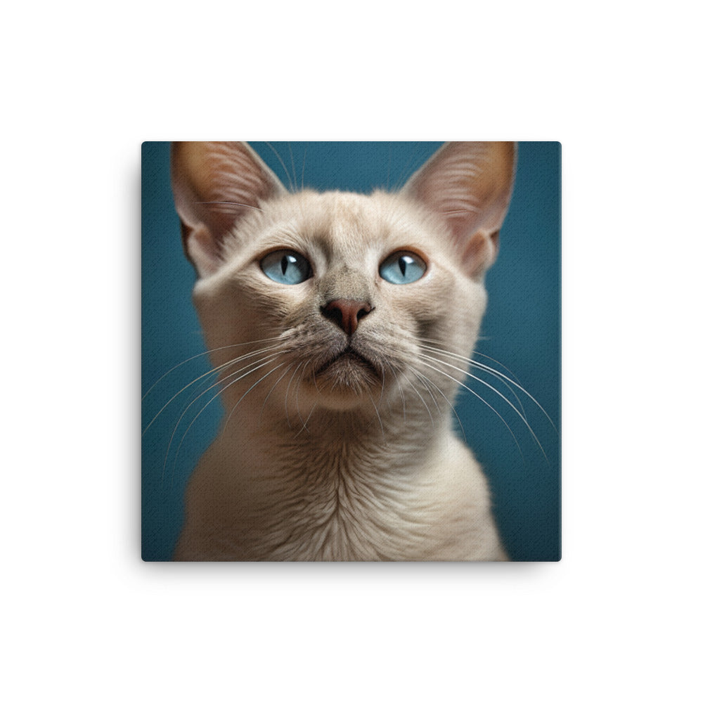 Charm of Tonkinese Kitten Canvas - PosterfyAI.com
