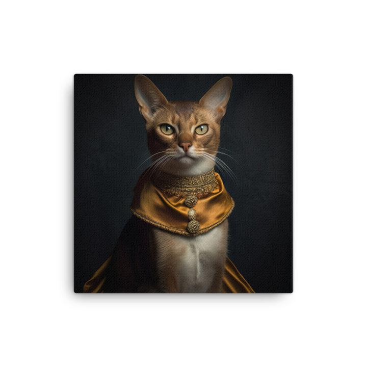 Abyssinian Cat Canvas - PosterfyAI.com