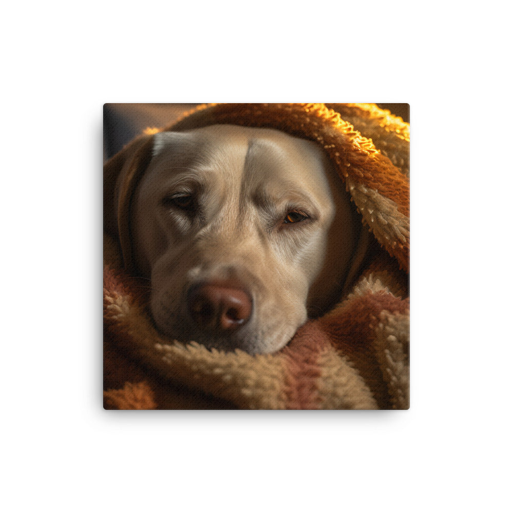 Labrador Retriever Canvas - PosterfyAI.com