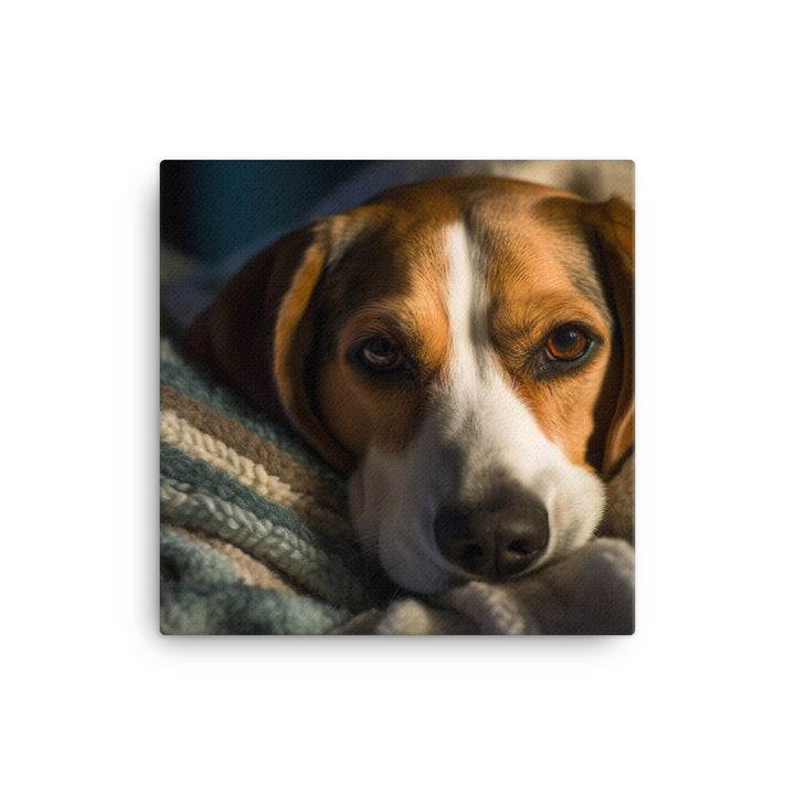 Beagle Canvas - PosterfyAI.com
