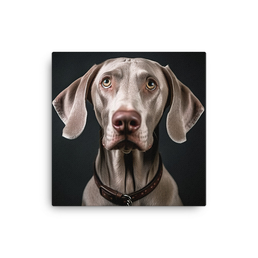 Weimaraner Canvas - PosterfyAI.com