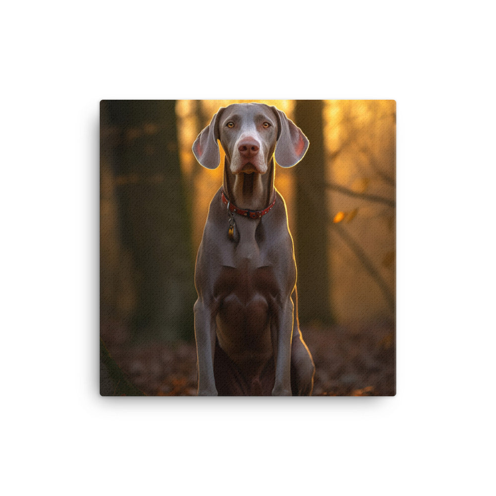 Weimaraner Canvas - PosterfyAI.com