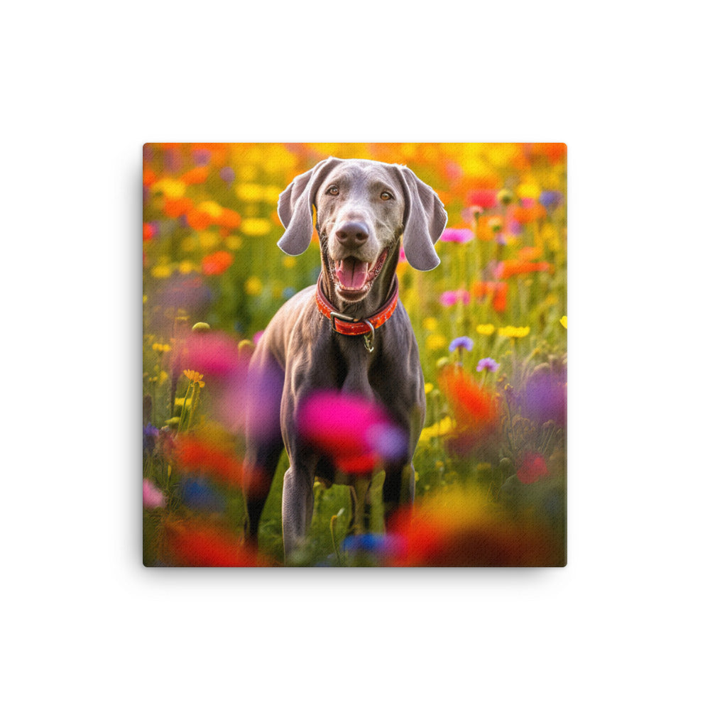 Weimaraner Canvas - PosterfyAI.com