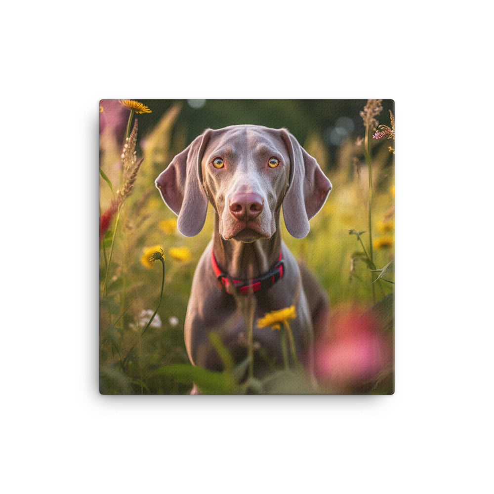 Weimaraner Canvas - PosterfyAI.com