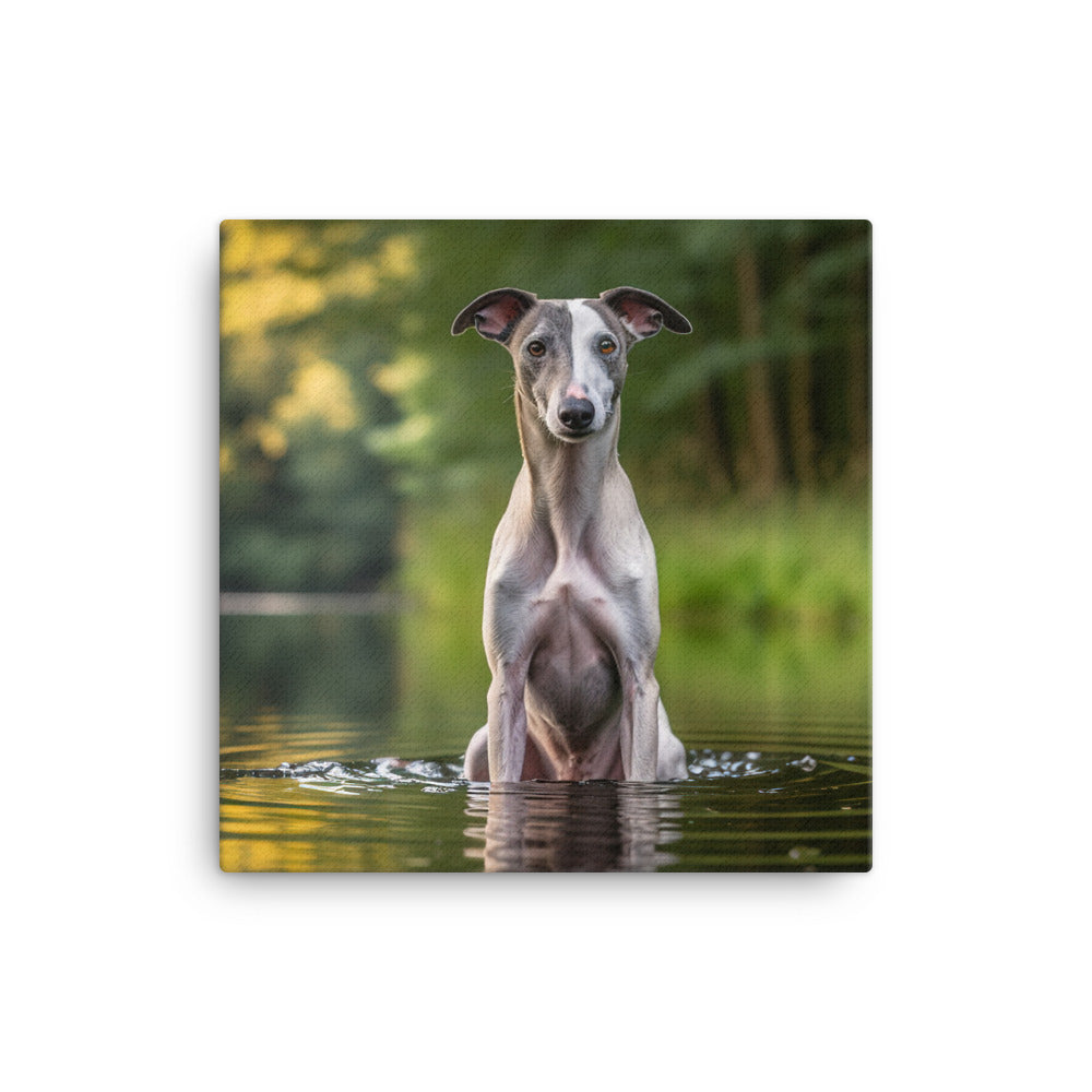 Whippet Canvas - PosterfyAI.com