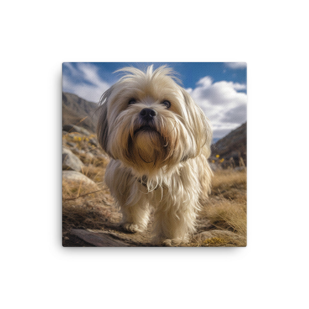 Lhasa Apso Canvas - PosterfyAI.com