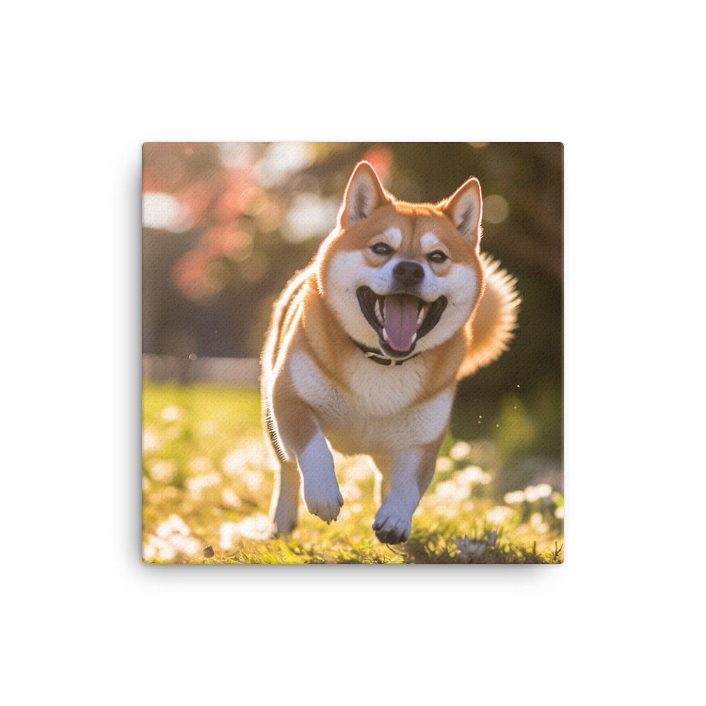 Shiba Inu Canvas - PosterfyAI.com