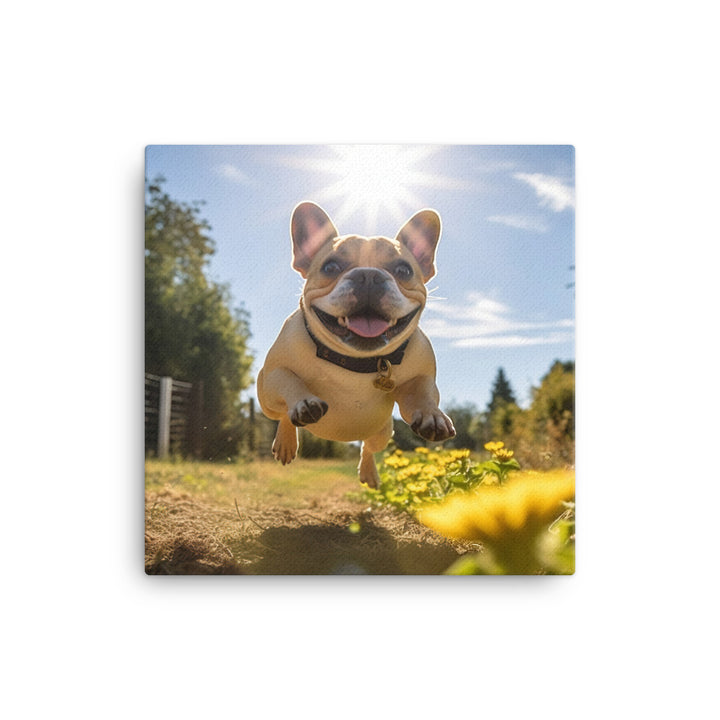 French Bulldog Canvas - PosterfyAI.com