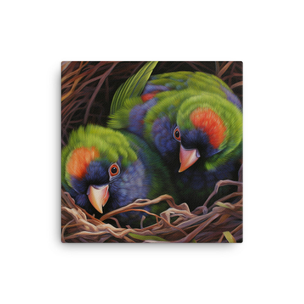 Lorikeet Canvas - PosterfyAI.com