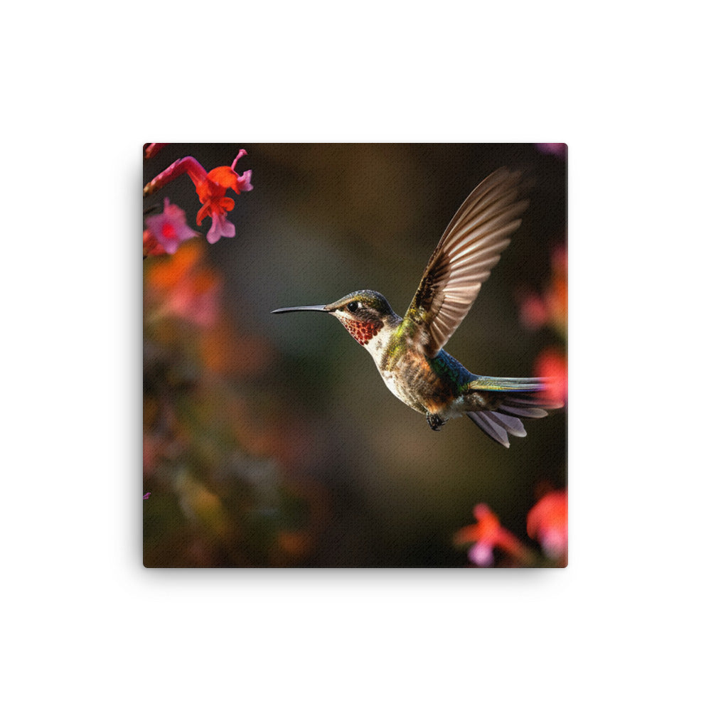 Hummingbird Canvas - PosterfyAI.com