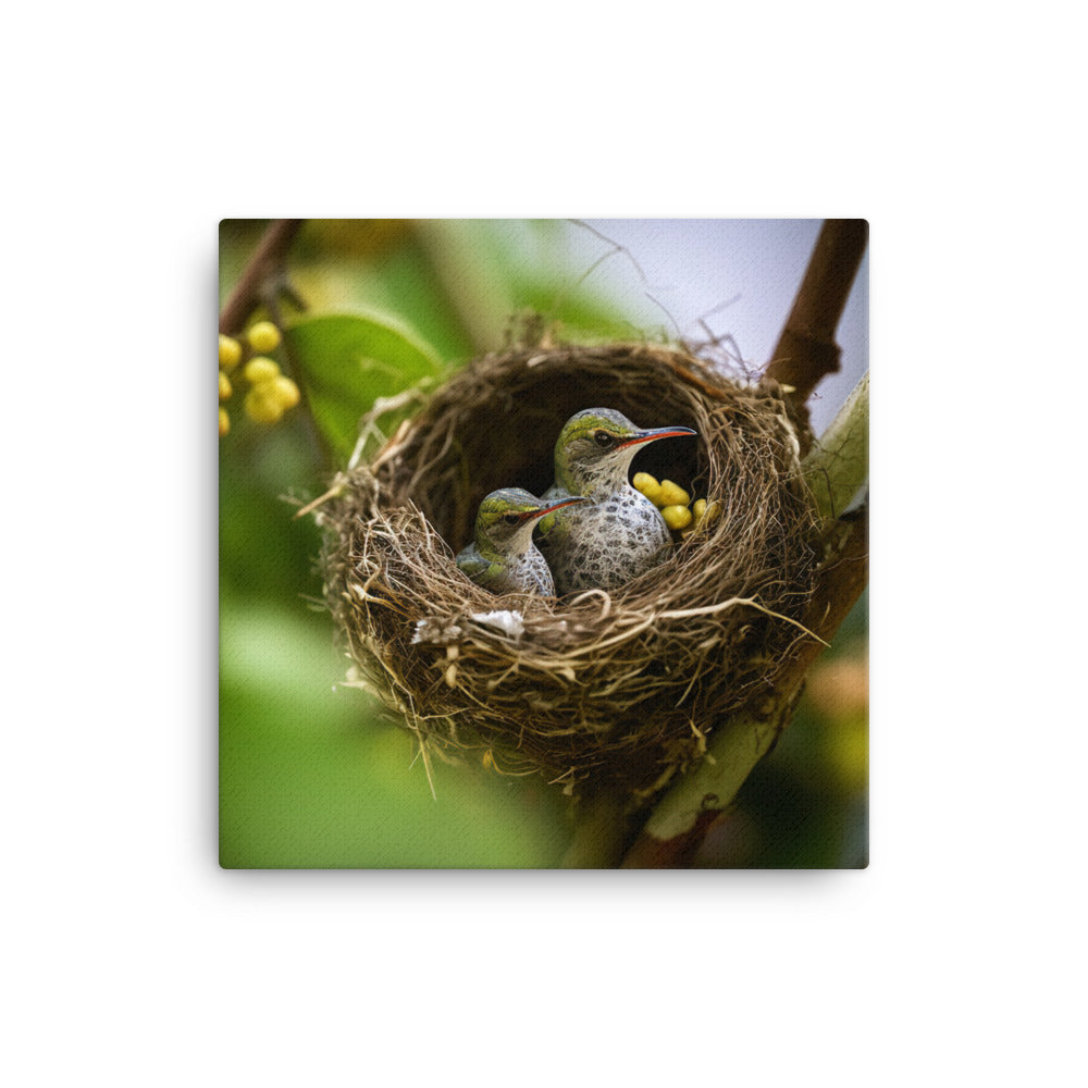 Hummingbird Canvas - PosterfyAI.com