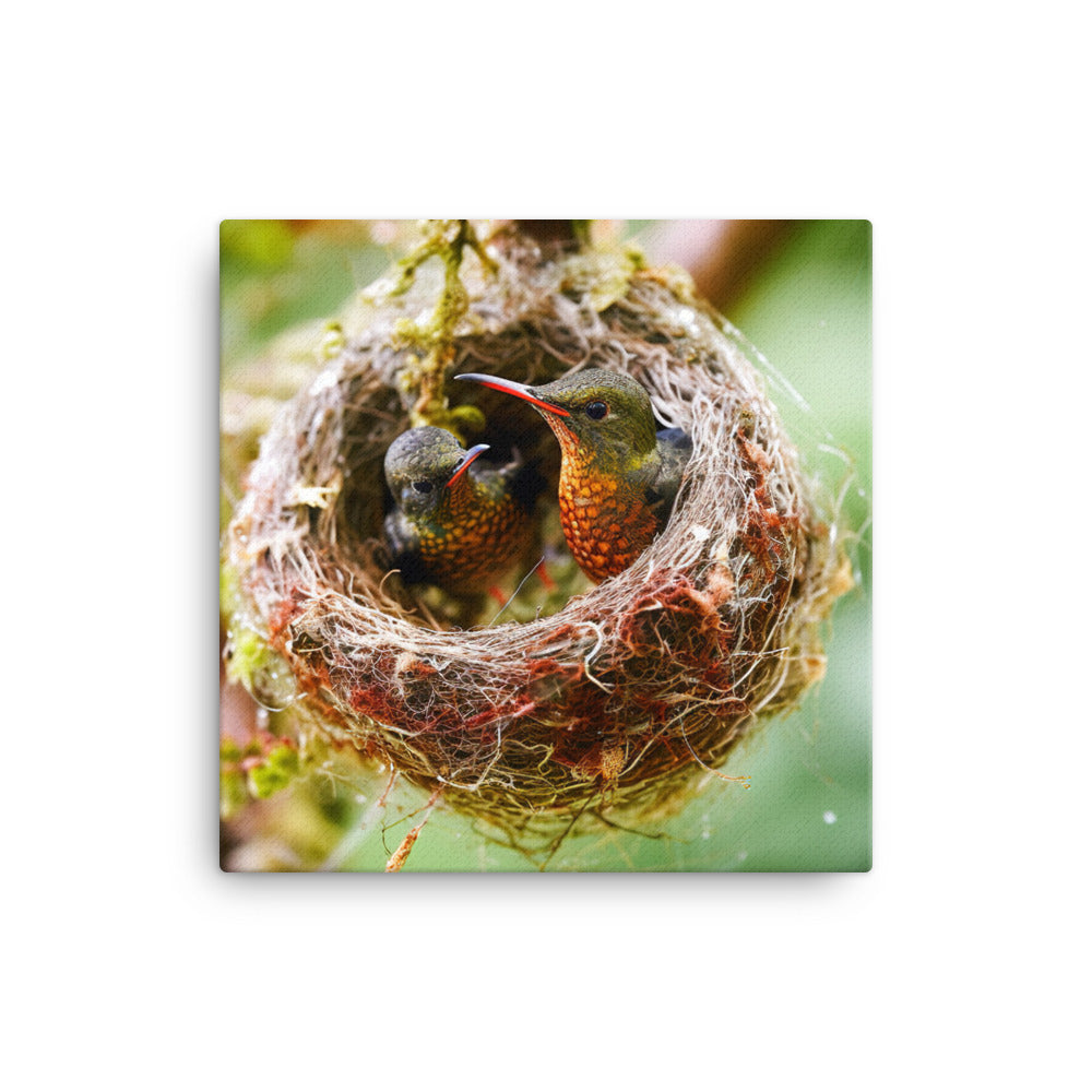 Hummingbird Canvas - PosterfyAI.com