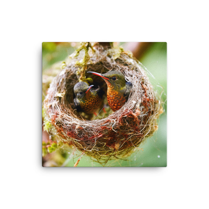 Hummingbird Canvas - PosterfyAI.com